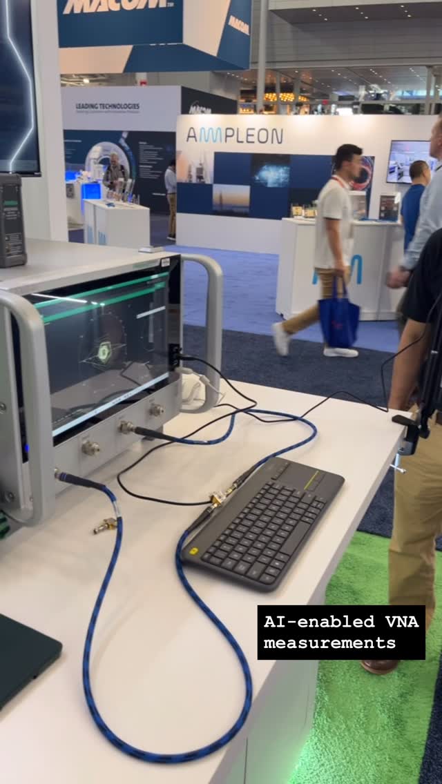 Talk to your VNA?
AI is making headway into RF test and measurement. Imagine simply talking to Anritsu’s Tensor VNA to set up complex measurements instead of navigating through cumbersome menus and settings.
And the best part? It talks back!
#IMS2026 #RF #Microwave #TestAndMeasurement #VNA AI Wireless Engineering